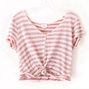 URBAN OUTFITTERS striped boxy tee Project Social T